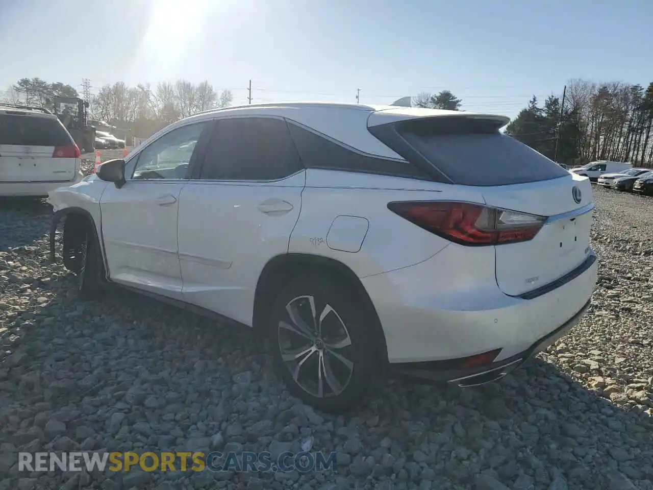2 Photograph of a damaged car 2T2HZMAA6MC201979 LEXUS RX350 2021