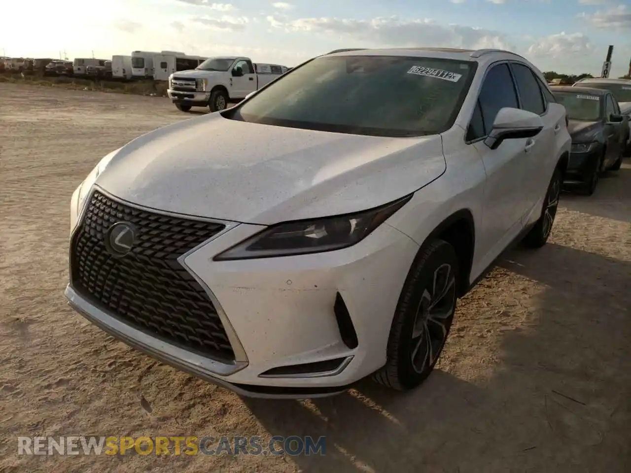 2 Photograph of a damaged car 2T2HZMAA6MC208401 LEXUS RX350 2021