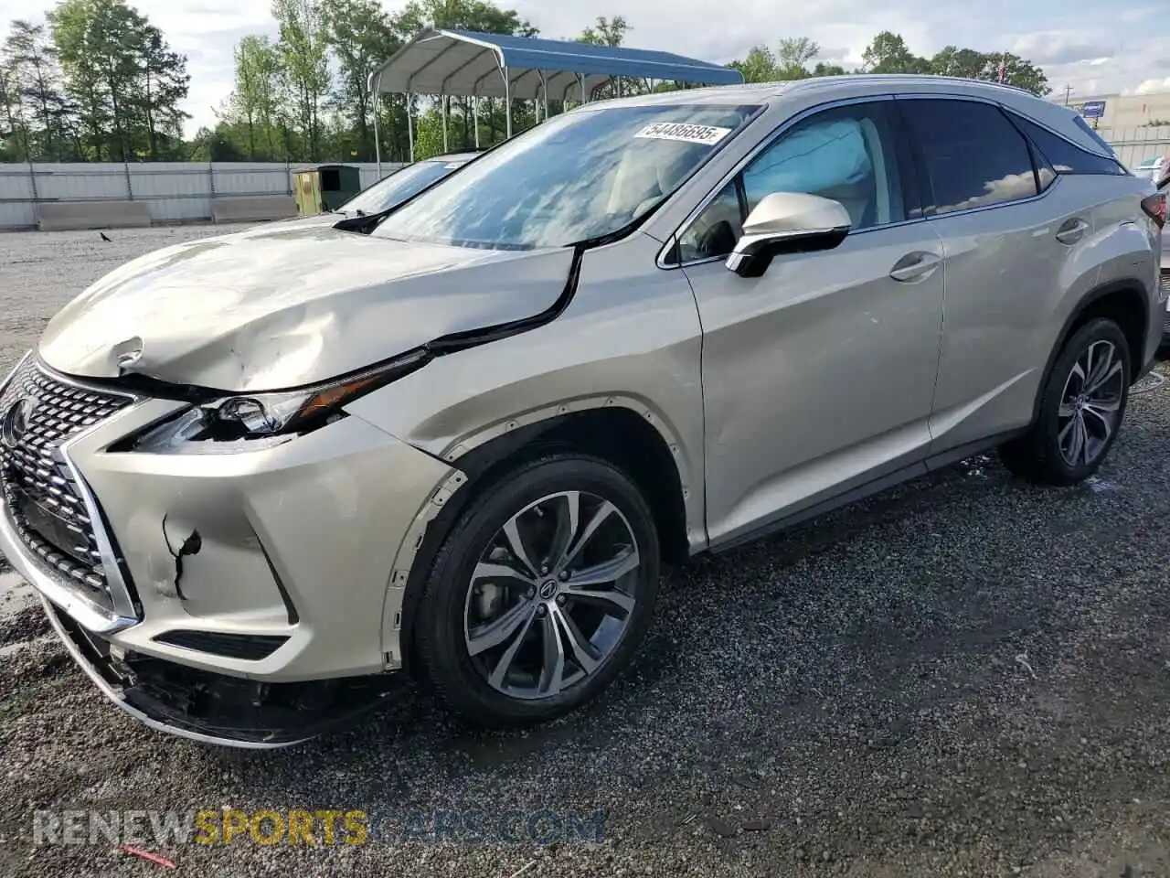 1 Photograph of a damaged car 2T2HZMAA6MC208608 LEXUS RX350 2021