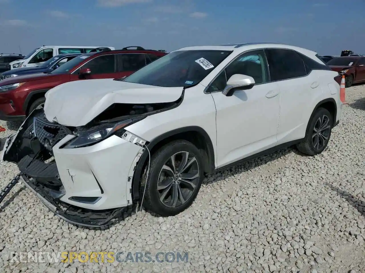 1 Photograph of a damaged car 2T2HZMAA6MC218006 LEXUS RX350 2021