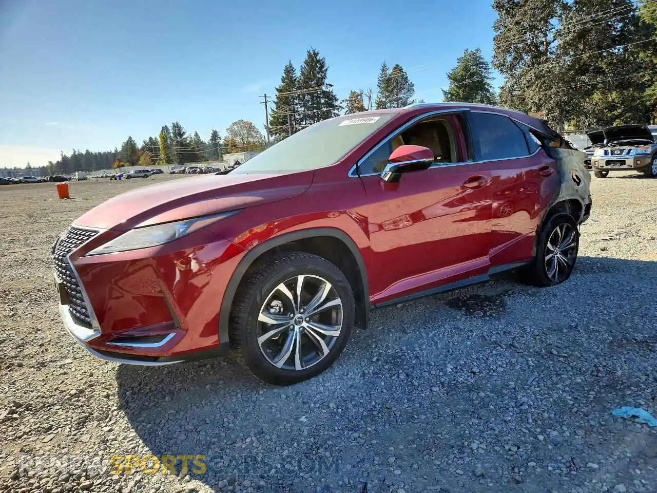 1 fotografías del automóvil dañado 2T2HZMAA7MC183136 LEXUS RX350 2021