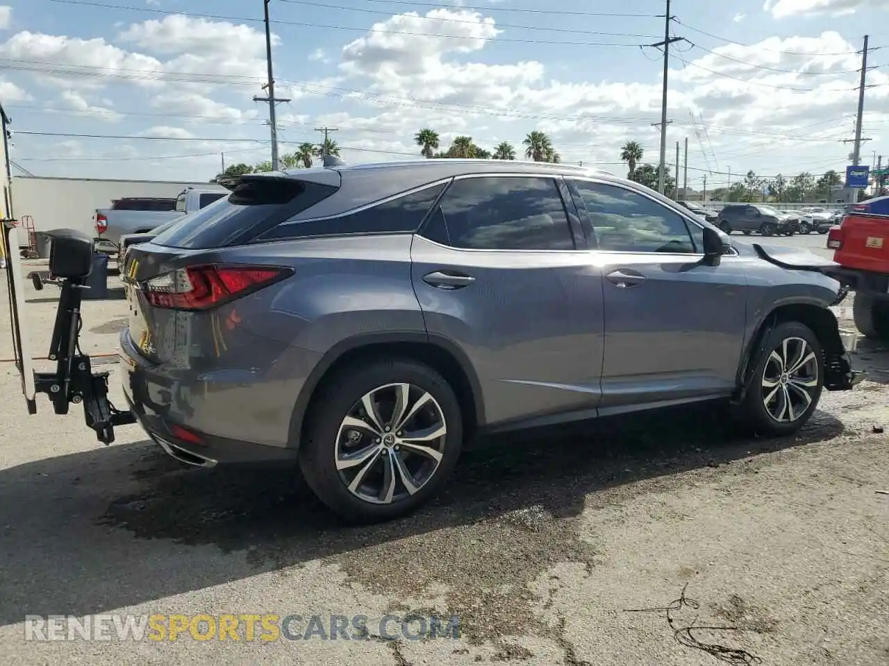 3 fotografías del automóvil dañado 2T2HZMAA7MC213803 LEXUS RX350 2021
