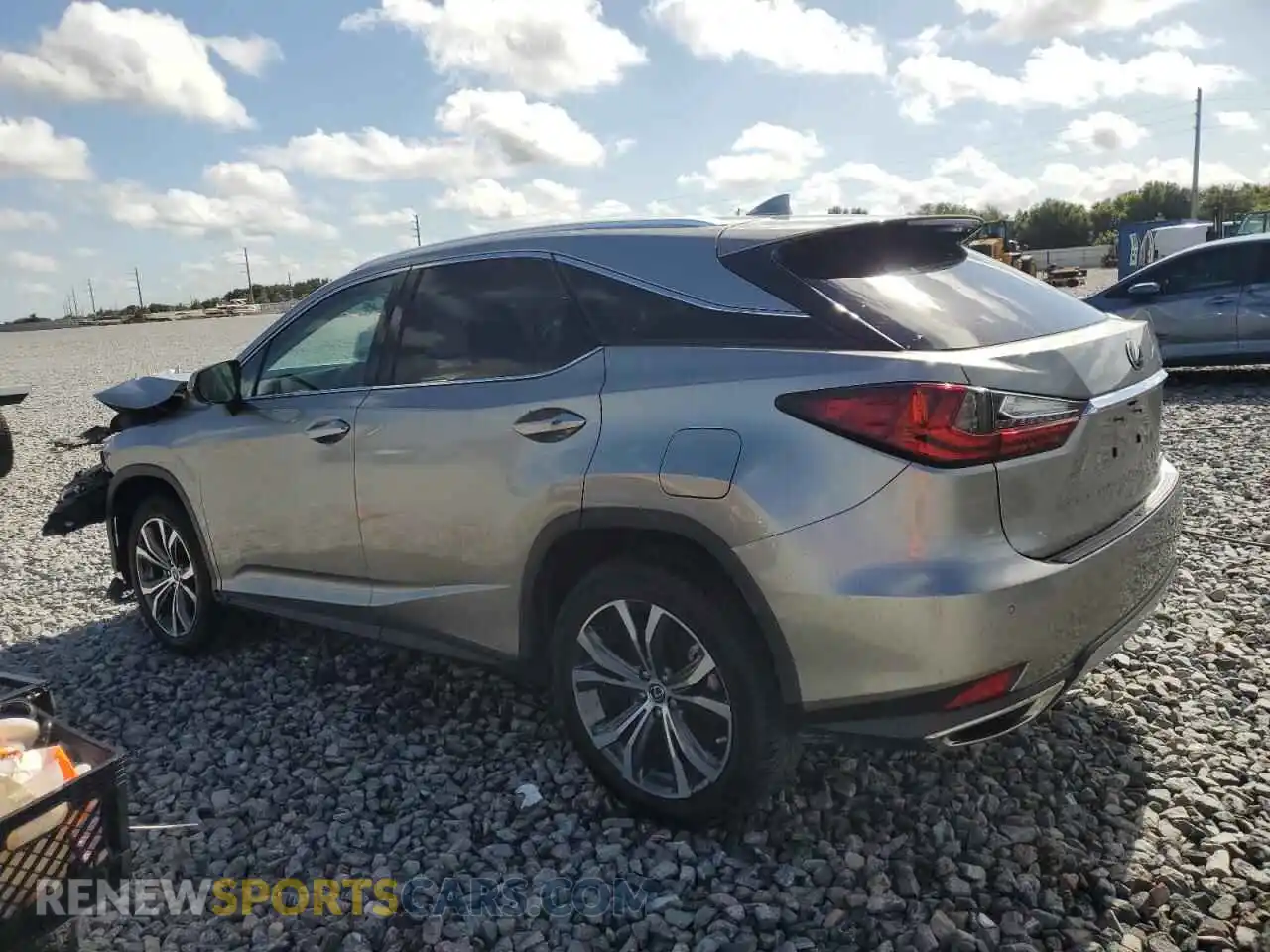 2 fotografías del automóvil dañado 2T2HZMAA8MC191276 LEXUS RX350 2021