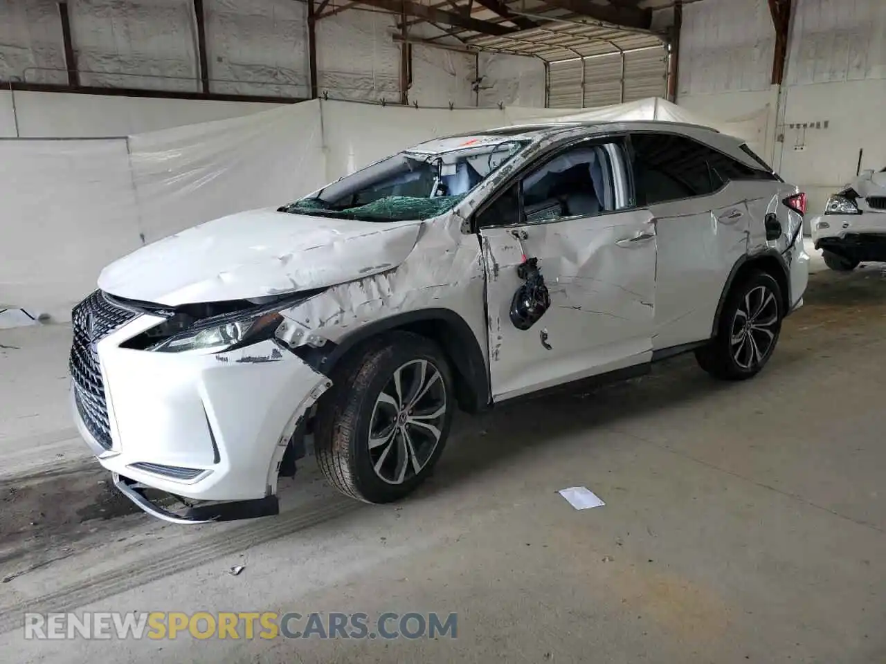 1 Photograph of a damaged car 2T2HZMAA8MC204883 LEXUS RX350 2021