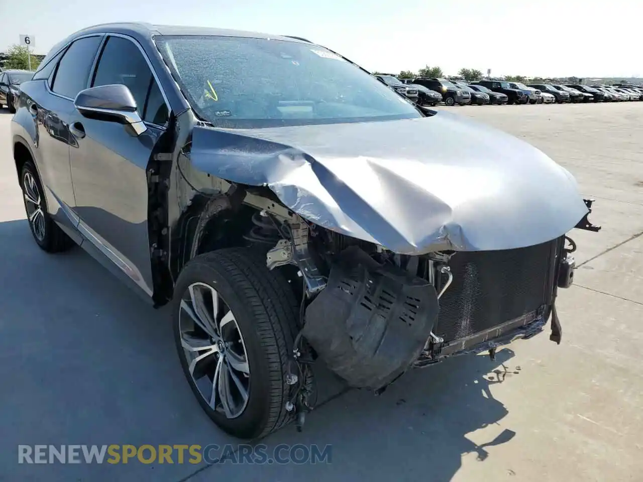 1 Photograph of a damaged car 2T2HZMAA8MC209100 LEXUS RX350 2021