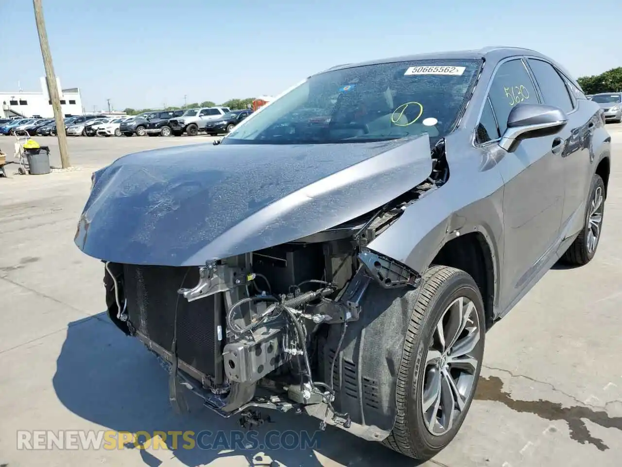 2 Photograph of a damaged car 2T2HZMAA8MC209100 LEXUS RX350 2021