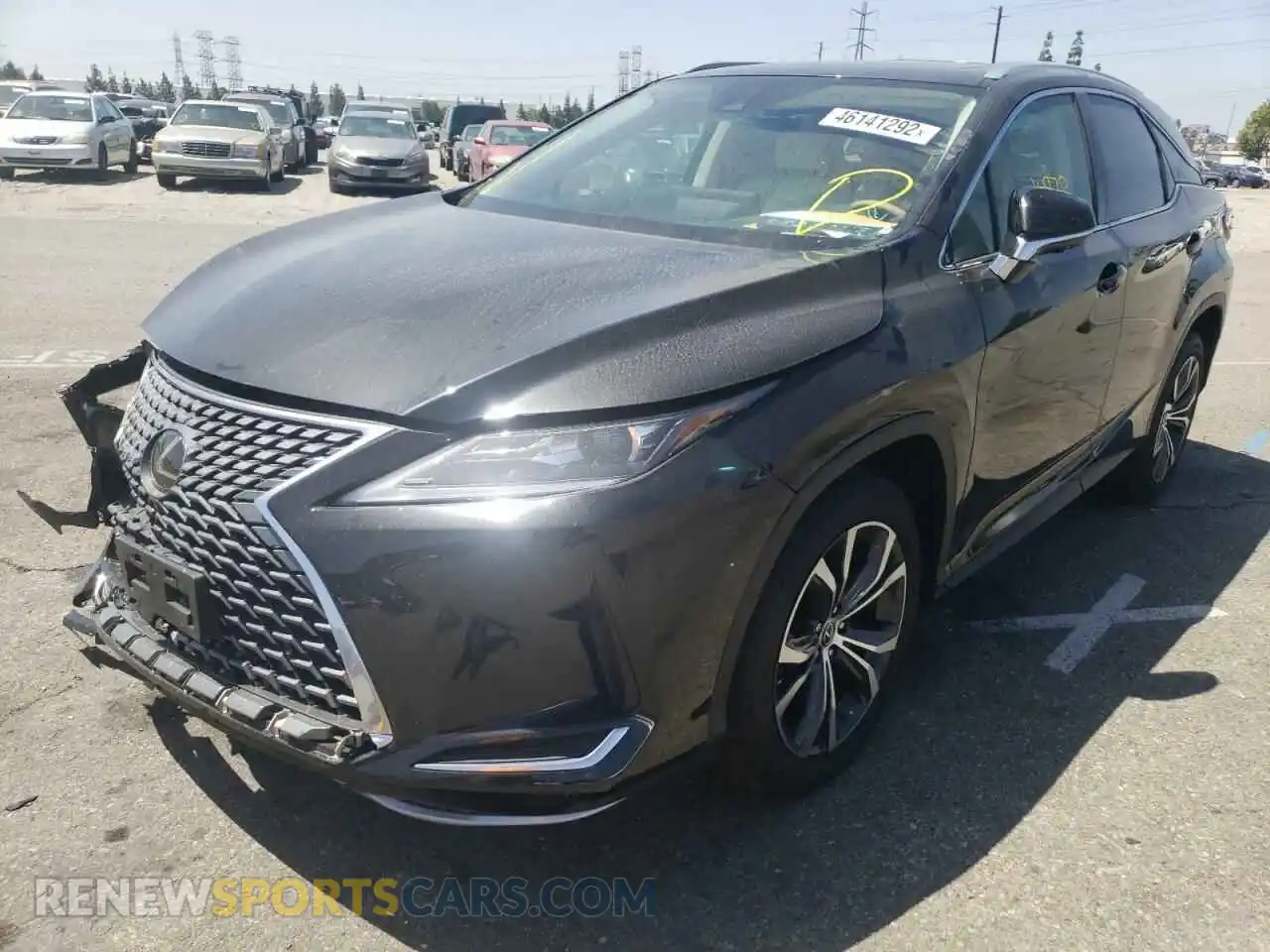2 Photograph of a damaged car 2T2HZMAA8MC217066 LEXUS RX350 2021
