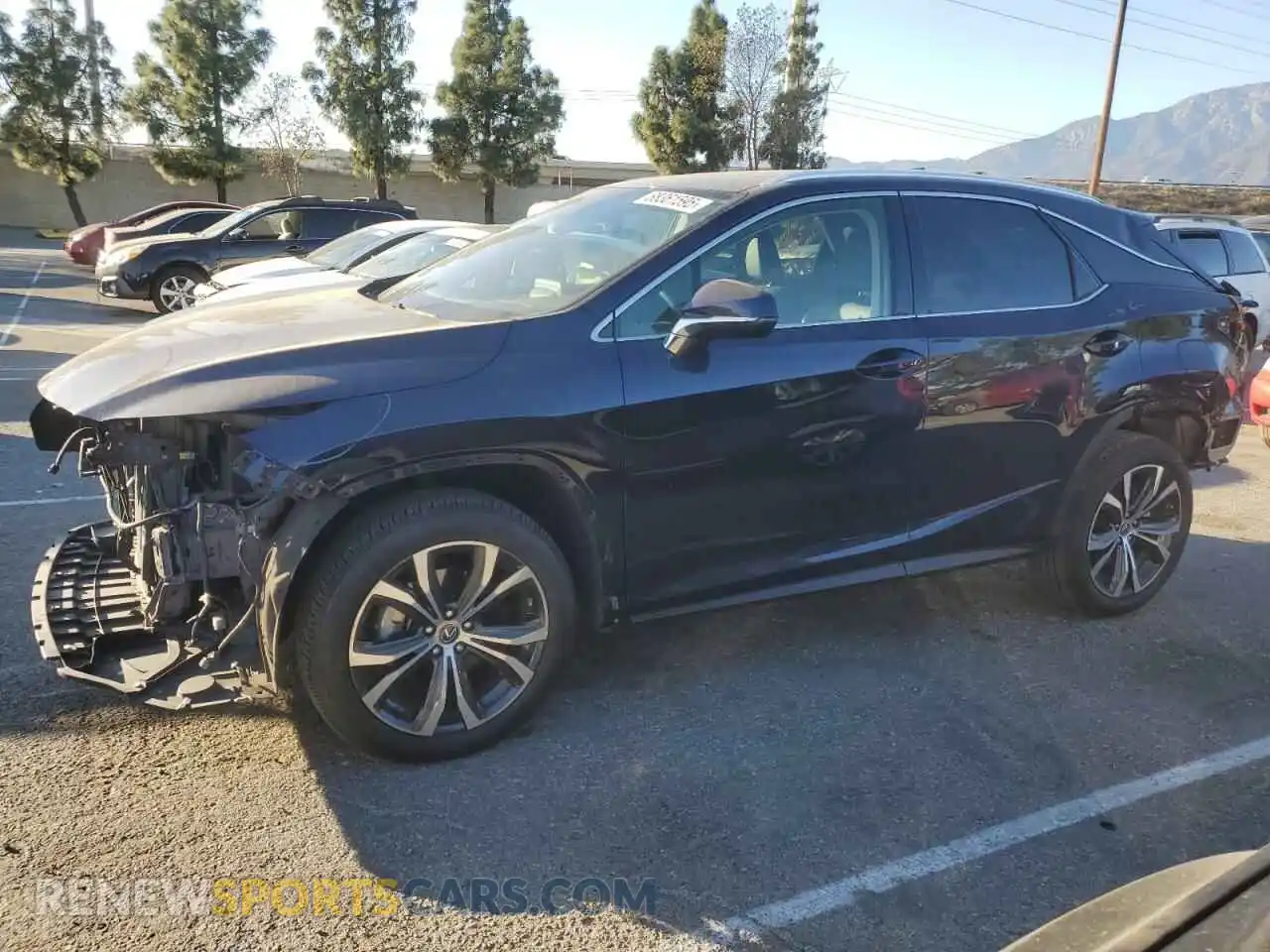 1 Photograph of a damaged car 2T2HZMAA9MC187317 LEXUS RX350 2021