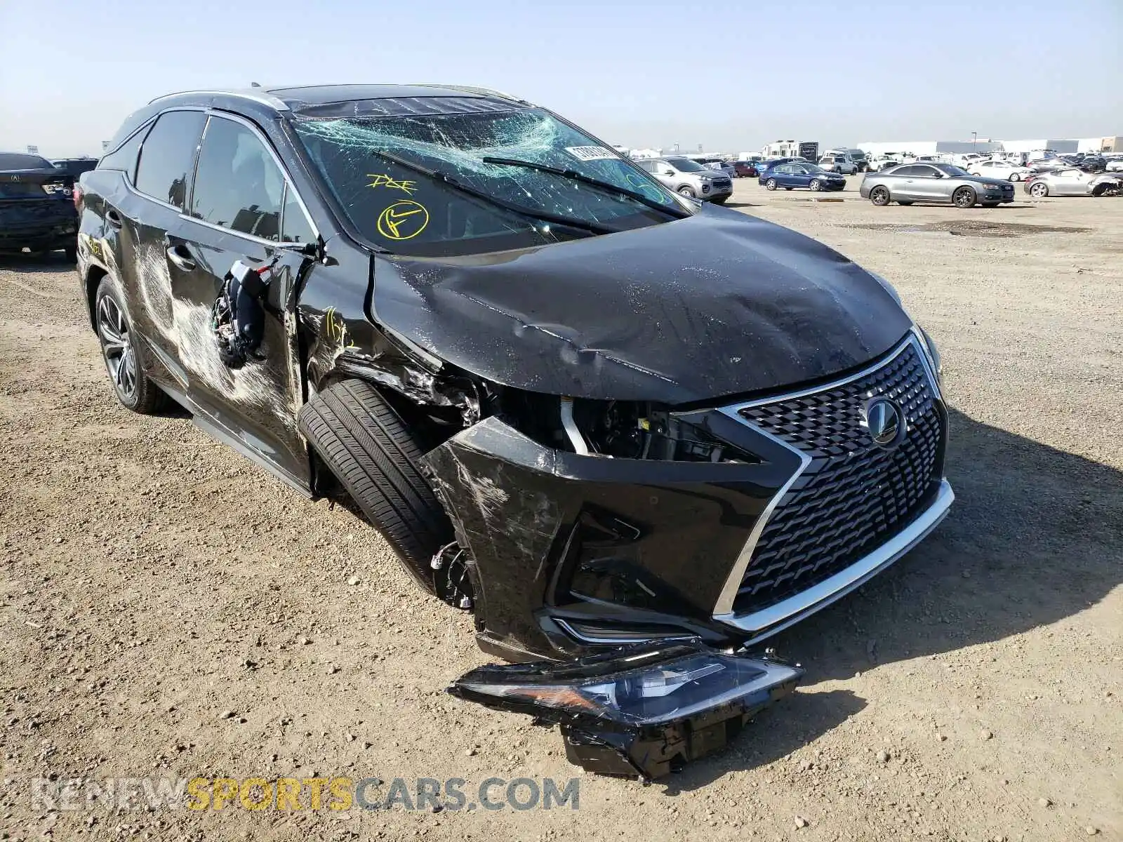 1 Photograph of a damaged car 2T2HZMAA9MC191500 LEXUS RX350 2021