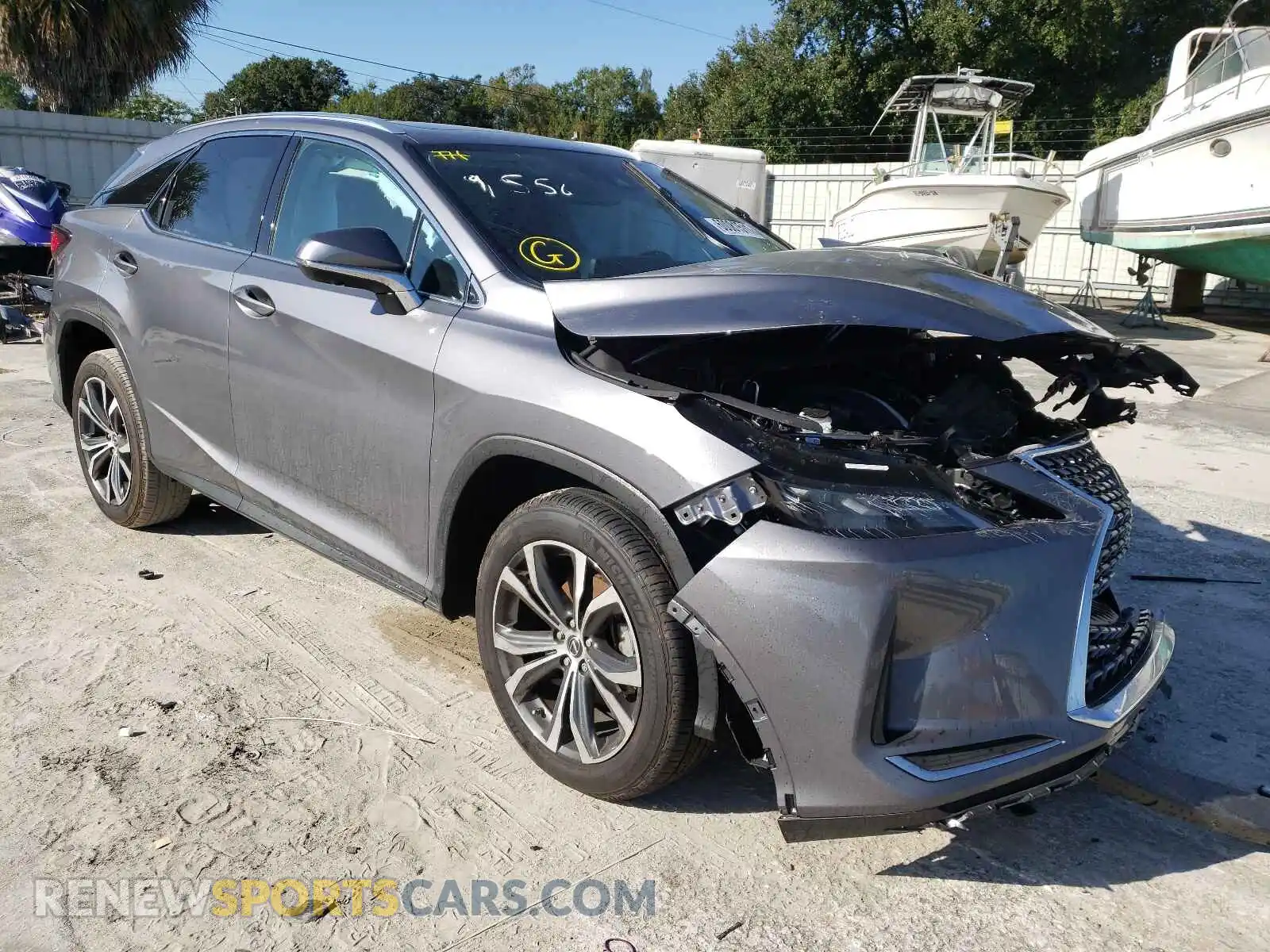 1 Photograph of a damaged car 2T2HZMAA9MC194834 LEXUS RX350 2021