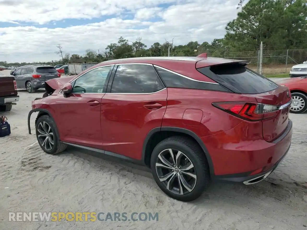 2 Photograph of a damaged car 2T2HZMAA9MC214483 LEXUS RX350 2021