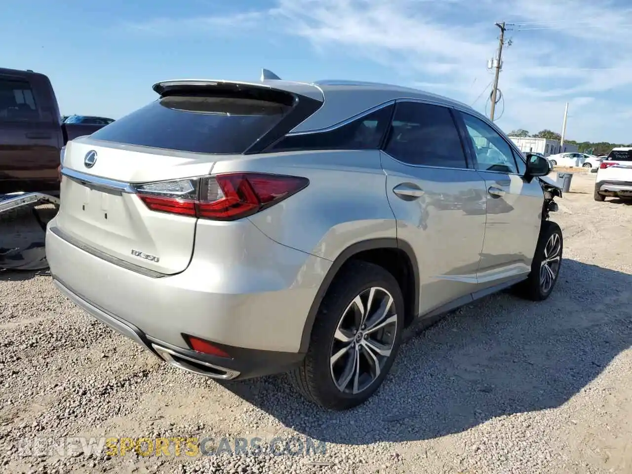 3 Photograph of a damaged car 2T2HZMAAXMC183292 LEXUS RX350 2021