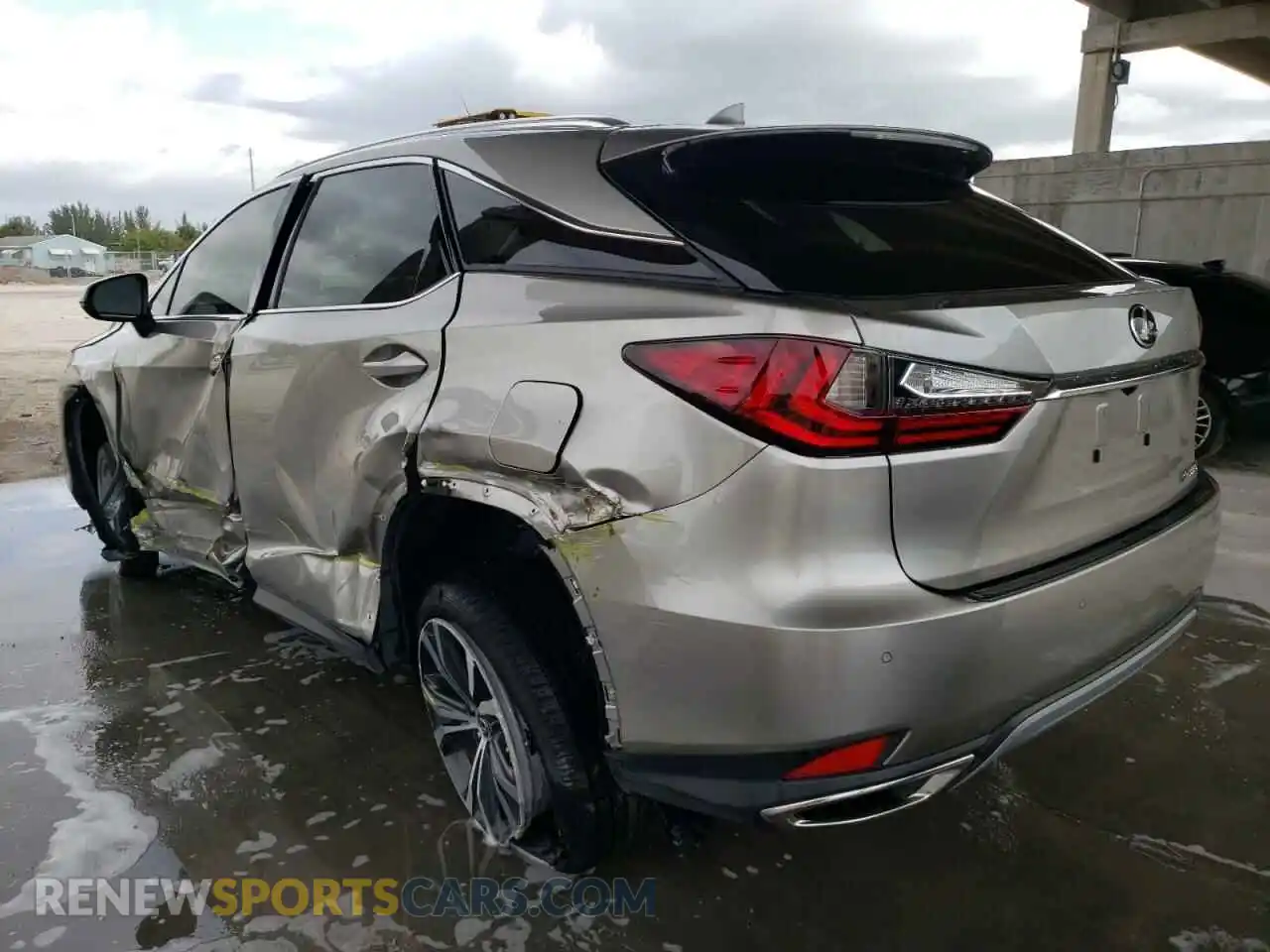 3 Photograph of a damaged car 2T2HZMAAXMC183812 LEXUS RX350 2021