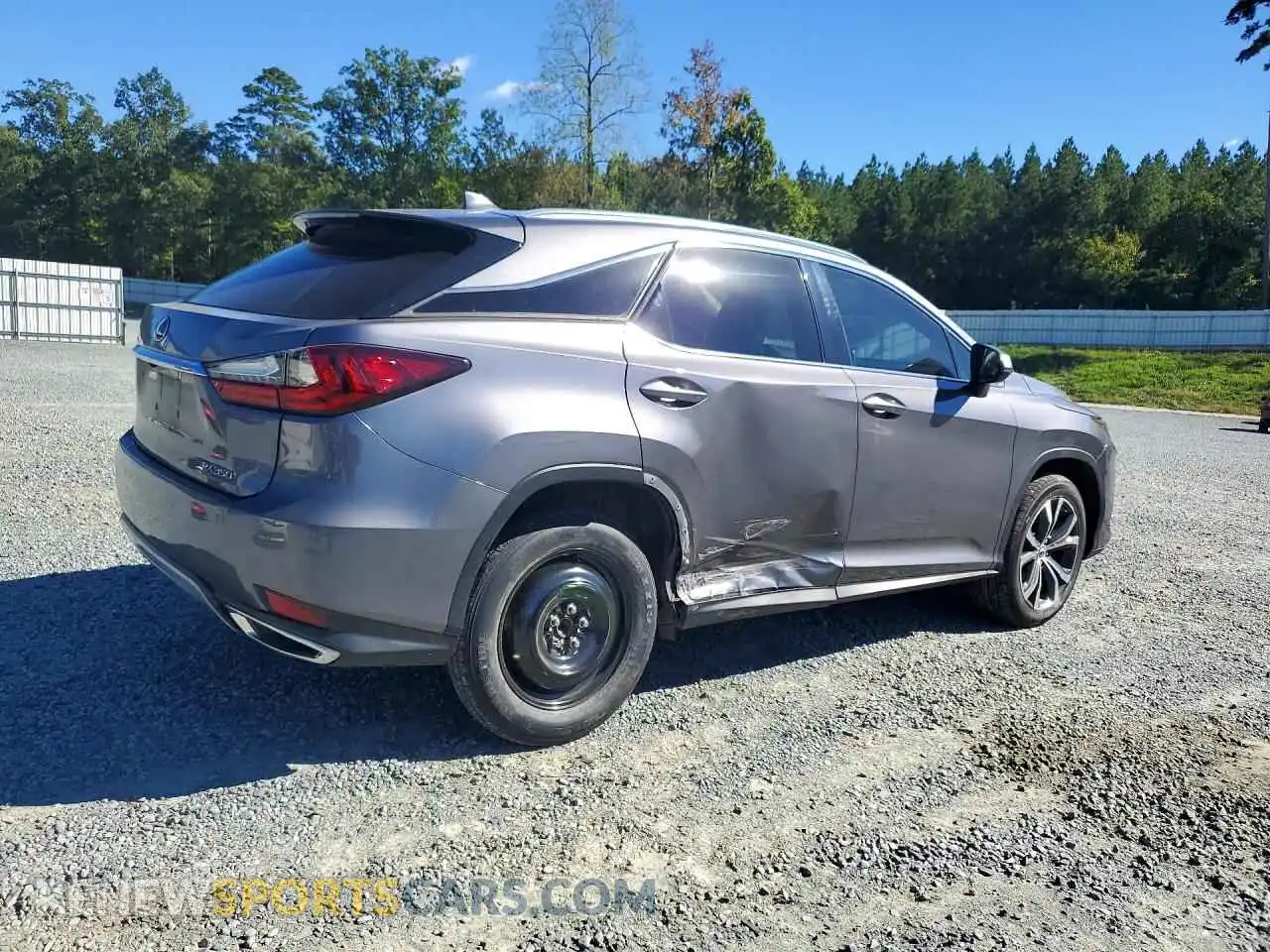 3 Photograph of a damaged car 2T2HZMAAXMC184149 LEXUS RX350 2021