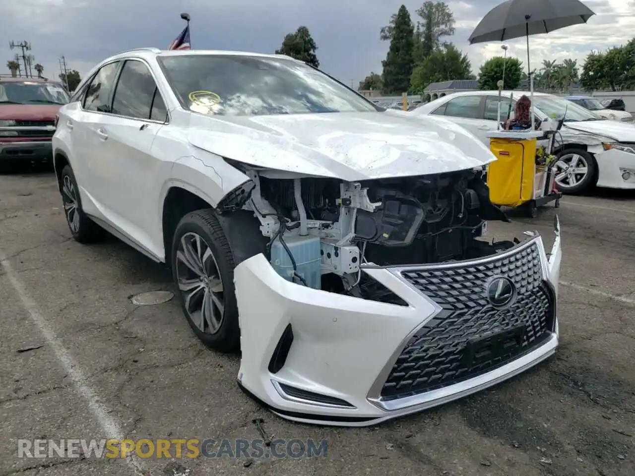 1 fotografías del automóvil dañado 2T2HZMAAXMC192588 LEXUS RX350 2021