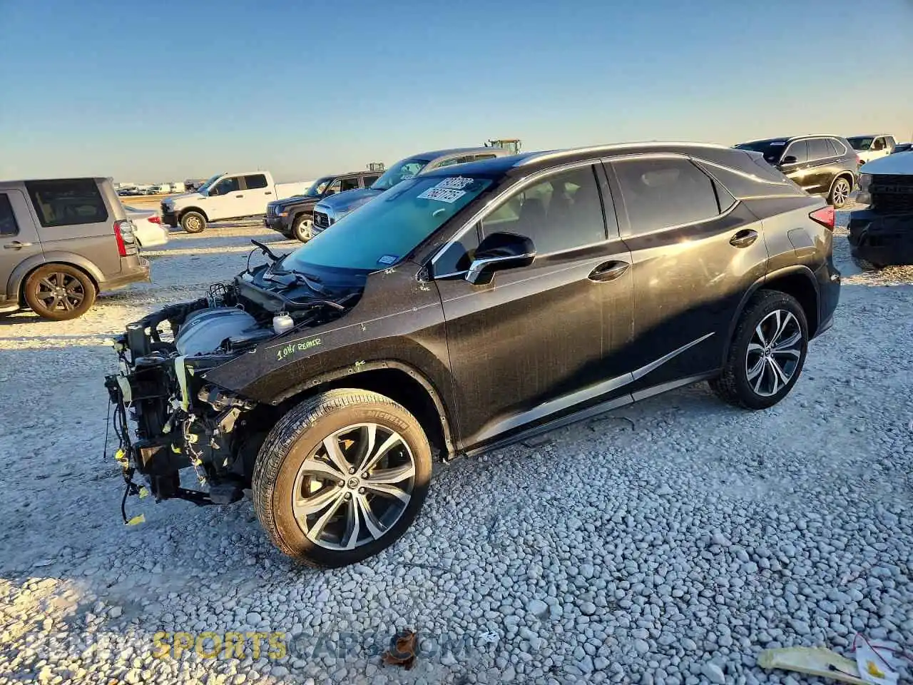1 Photograph of a damaged car 2T2HZMAAXMC193708 LEXUS RX350 2021