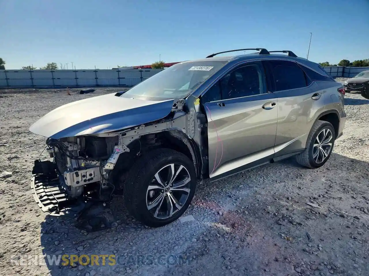 1 Photograph of a damaged car 2T2HZMAAXMC204237 LEXUS RX350 2021