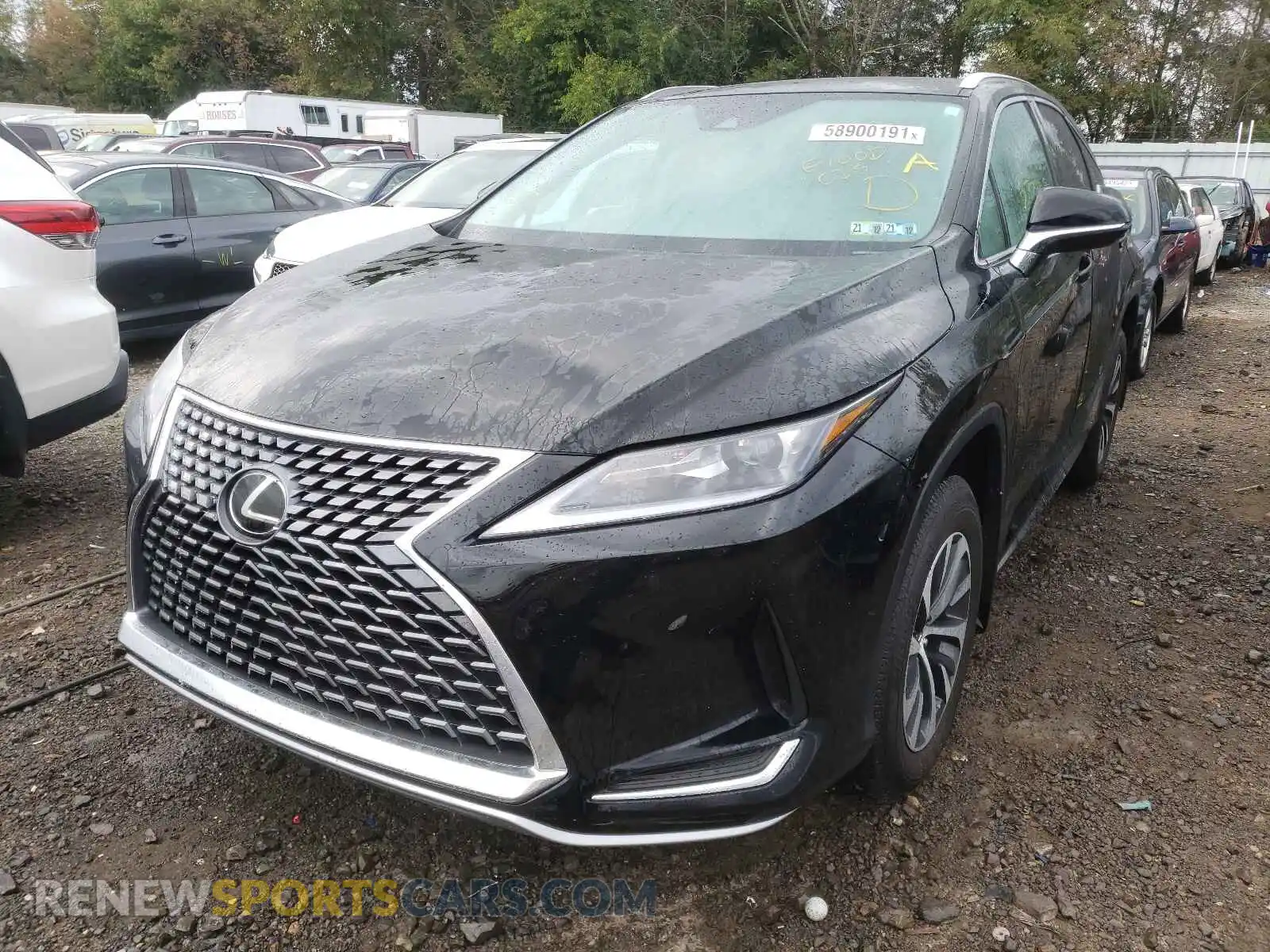 2 Photograph of a damaged car 2T2HZMDA0MC269383 LEXUS RX350 2021
