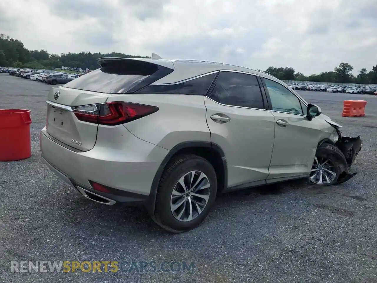 3 Photograph of a damaged car 2T2HZMDA0MC307582 LEXUS RX350 2021