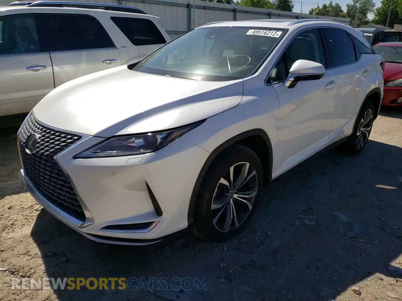 2 Photograph of a damaged car 2T2HZMDA1MC260241 LEXUS RX350 2021