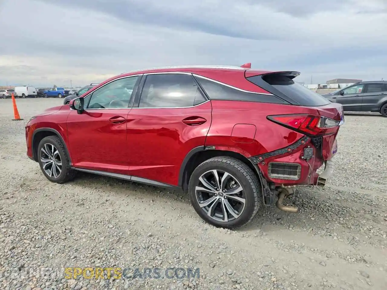 2 Photograph of a damaged car 2T2HZMDA1MC263026 LEXUS RX350 2021