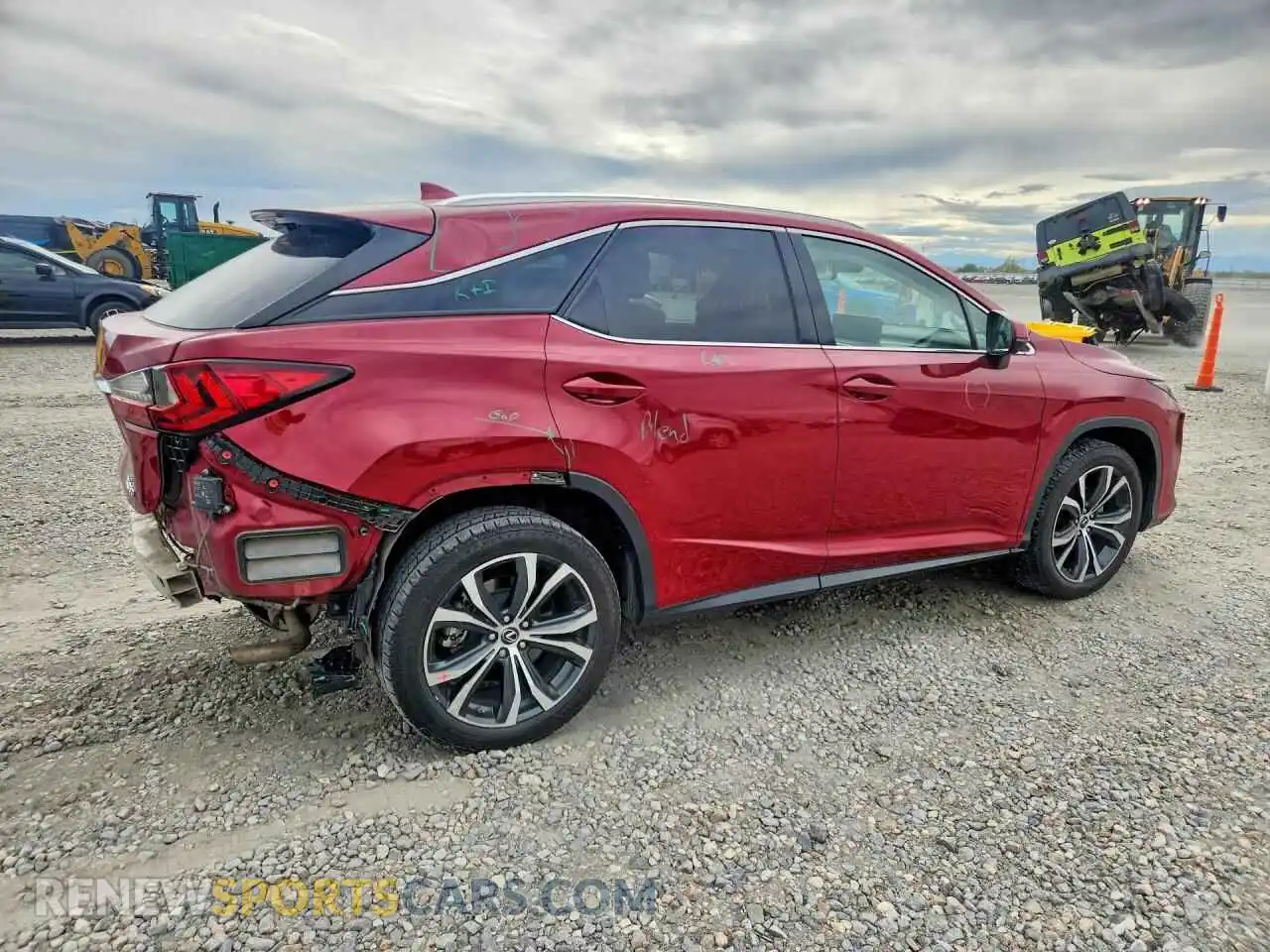 3 Photograph of a damaged car 2T2HZMDA1MC263026 LEXUS RX350 2021