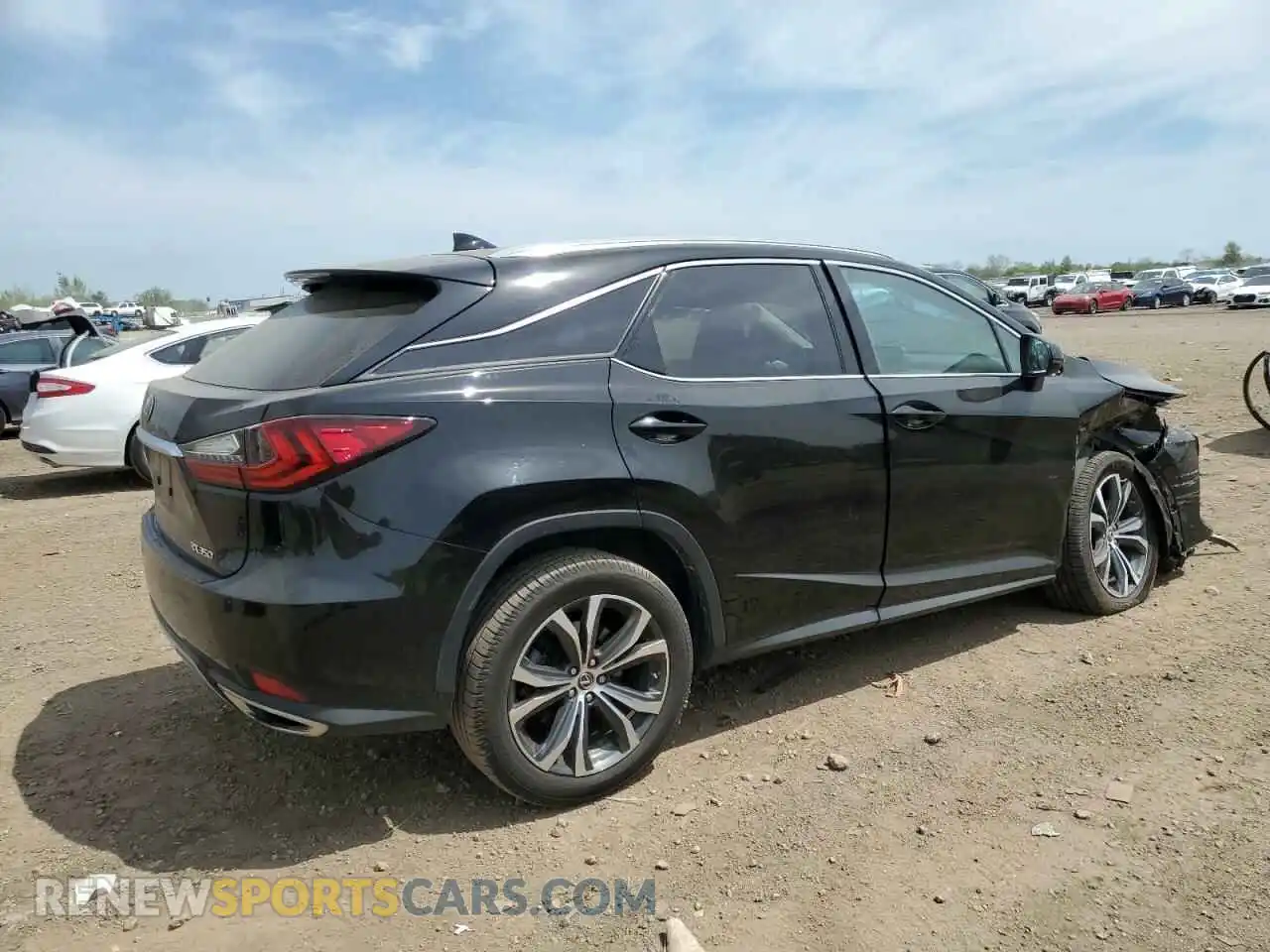 3 Photograph of a damaged car 2T2HZMDA2MC262614 LEXUS RX350 2021