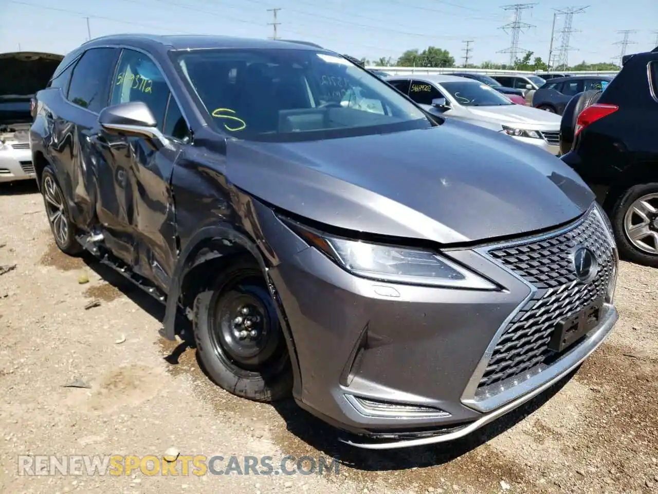 1 Photograph of a damaged car 2T2HZMDA2MC263682 LEXUS RX350 2021