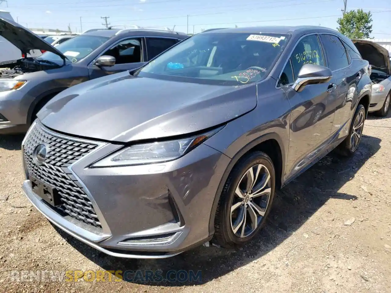 2 Photograph of a damaged car 2T2HZMDA2MC263682 LEXUS RX350 2021