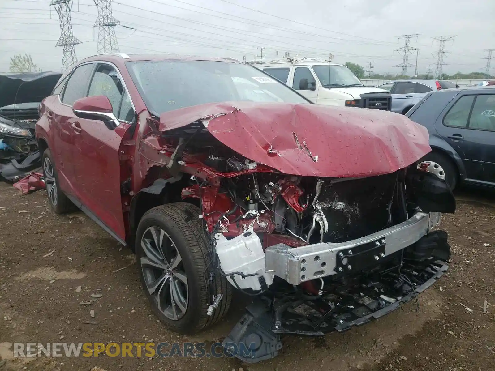 1 Photograph of a damaged car 2T2HZMDA2MC267666 LEXUS RX350 2021