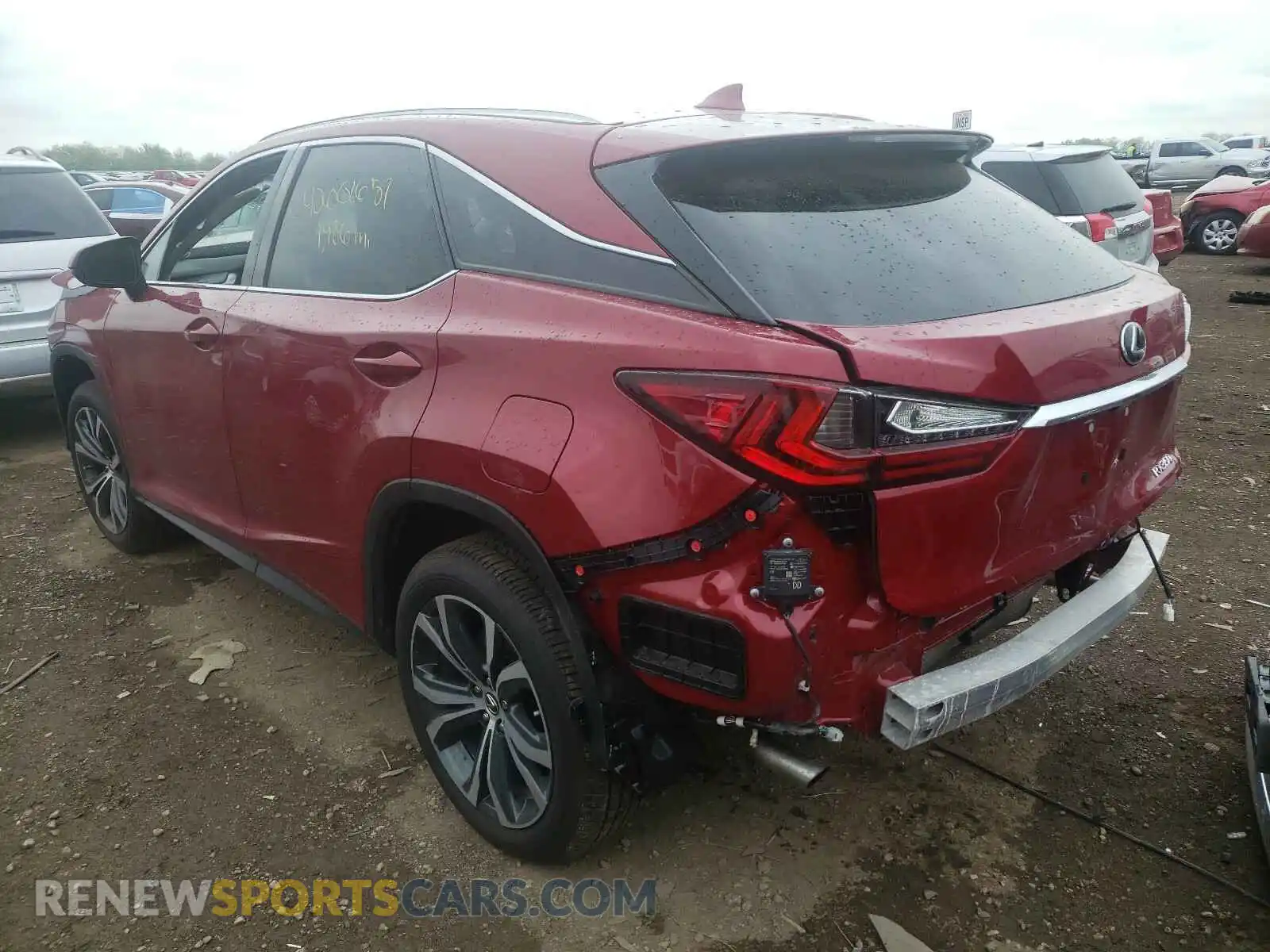 3 Photograph of a damaged car 2T2HZMDA2MC267666 LEXUS RX350 2021