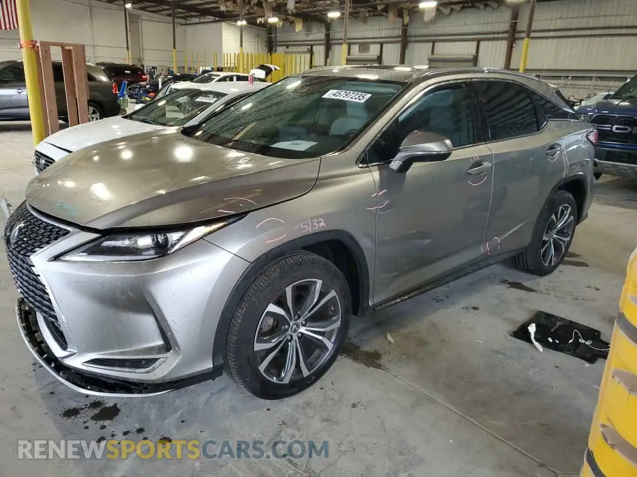 1 Photograph of a damaged car 2T2HZMDA2MC291000 LEXUS RX350 2021