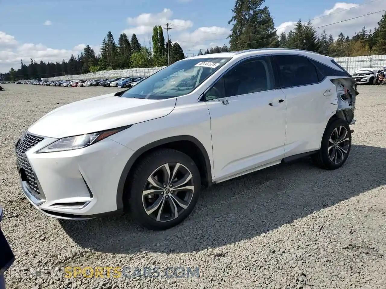1 Photograph of a damaged car 2T2HZMDA2MC296049 LEXUS RX350 2021