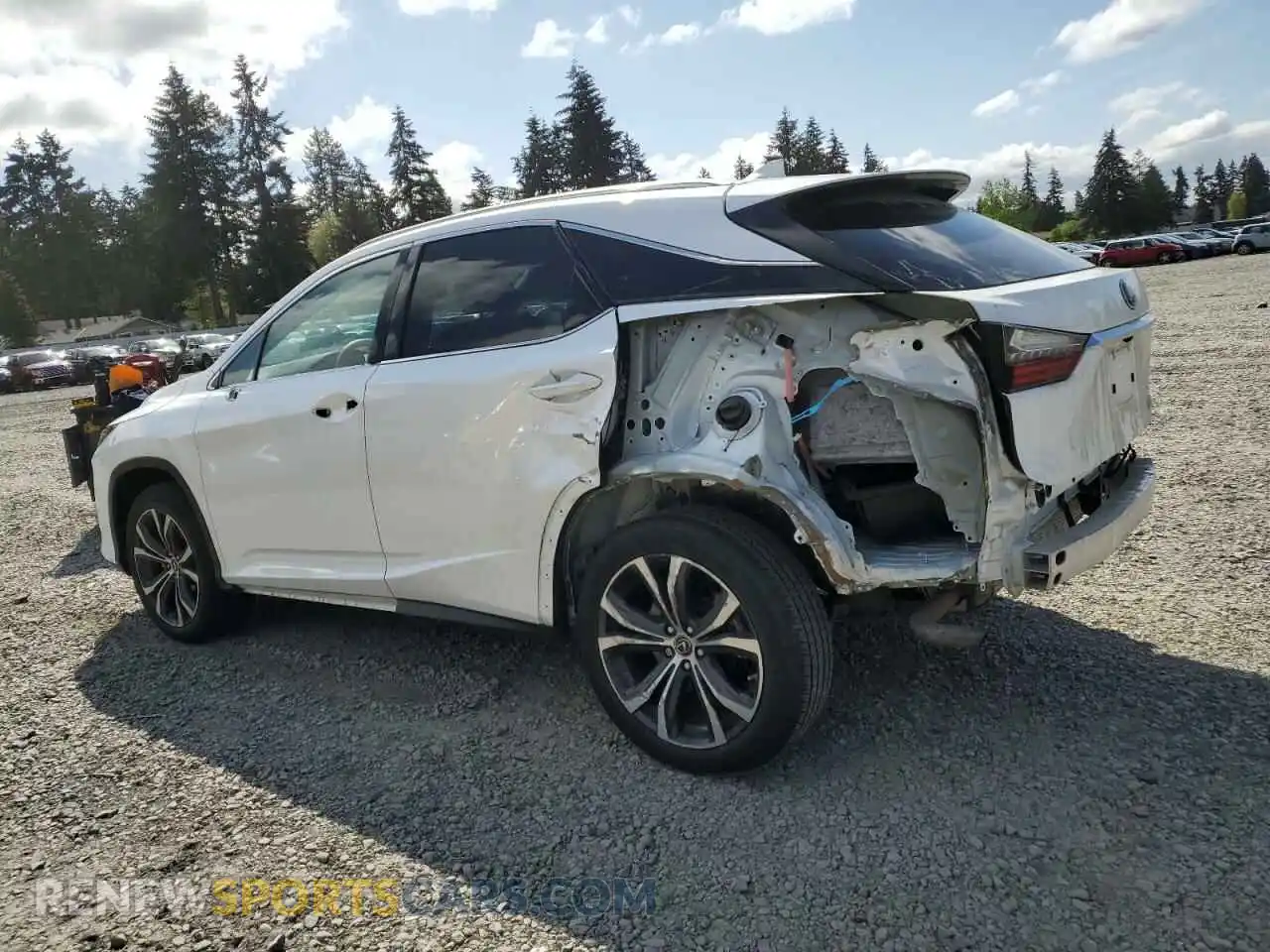 2 Photograph of a damaged car 2T2HZMDA2MC296049 LEXUS RX350 2021