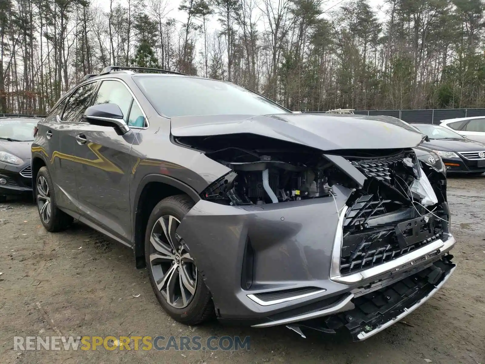 1 Photograph of a damaged car 2T2HZMDA3MC268227 LEXUS RX350 2021