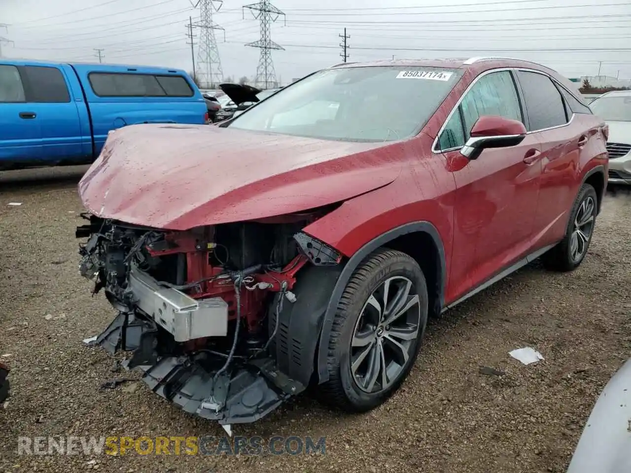 1 fotografías del automóvil dañado 2T2HZMDA3MC283455 LEXUS RX350 2021