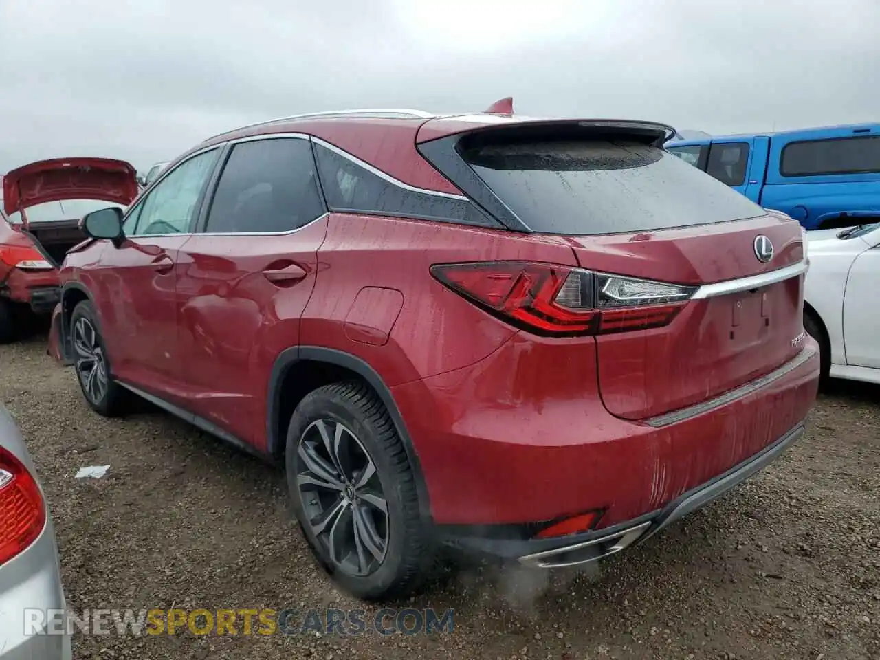2 fotografías del automóvil dañado 2T2HZMDA3MC283455 LEXUS RX350 2021