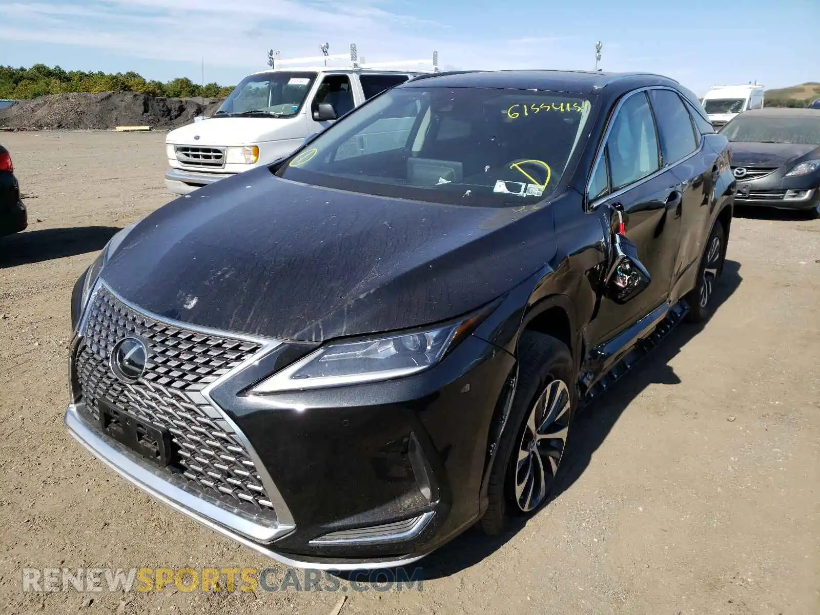 2 fotografías del automóvil dañado 2T2HZMDA3MC301291 LEXUS RX350 2021