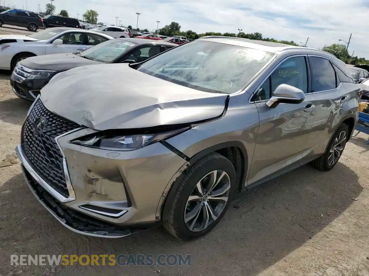 2 Photograph of a damaged car 2T2HZMDA5MC267192 LEXUS RX350 2021