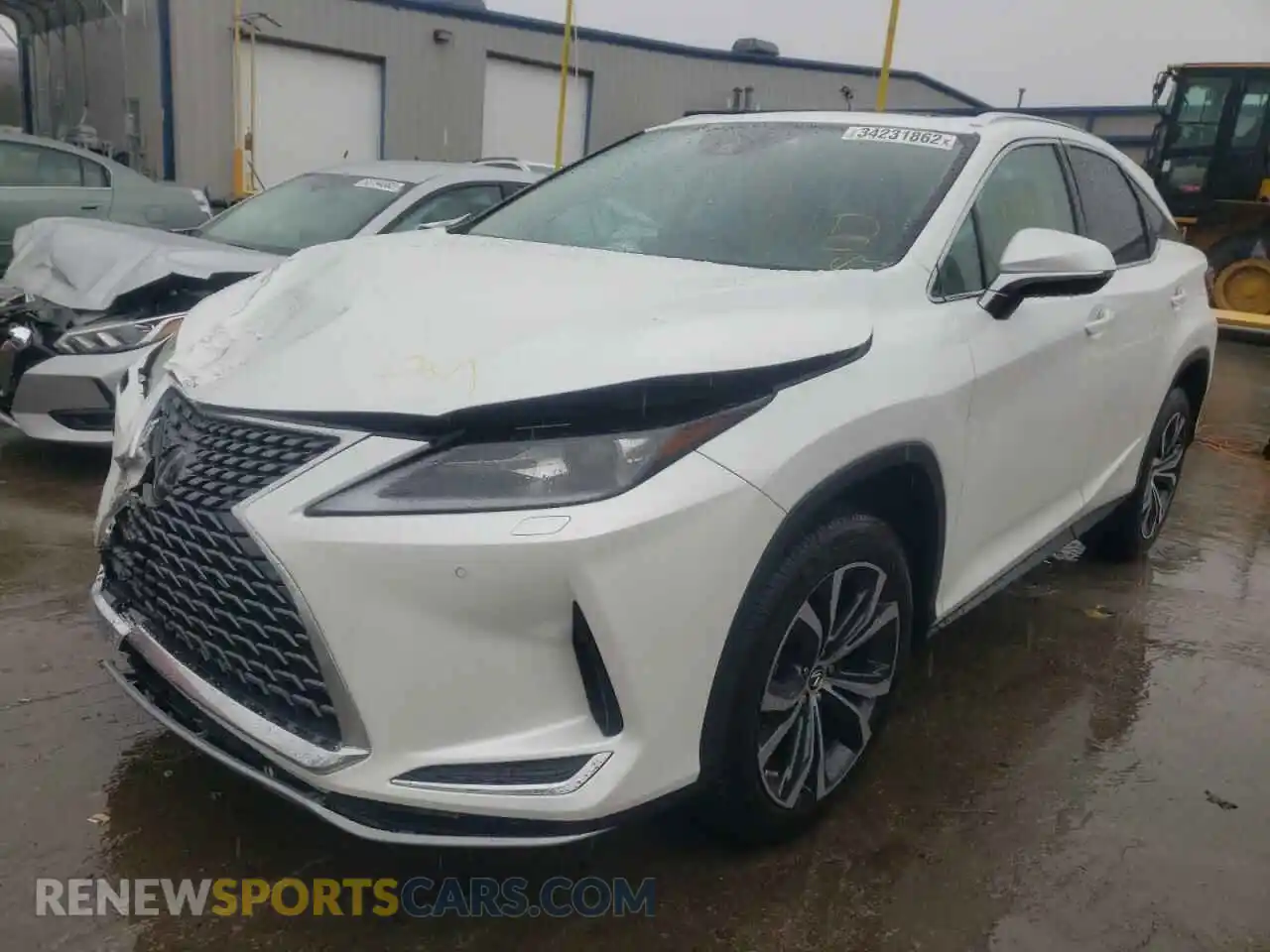 2 Photograph of a damaged car 2T2HZMDA5MC281397 LEXUS RX350 2021