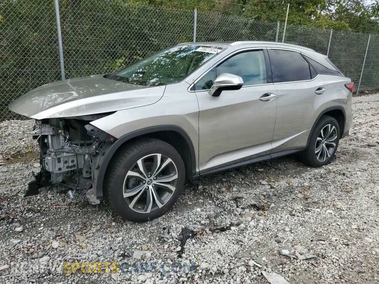 1 Photograph of a damaged car 2T2HZMDA5MC291282 LEXUS RX350 2021