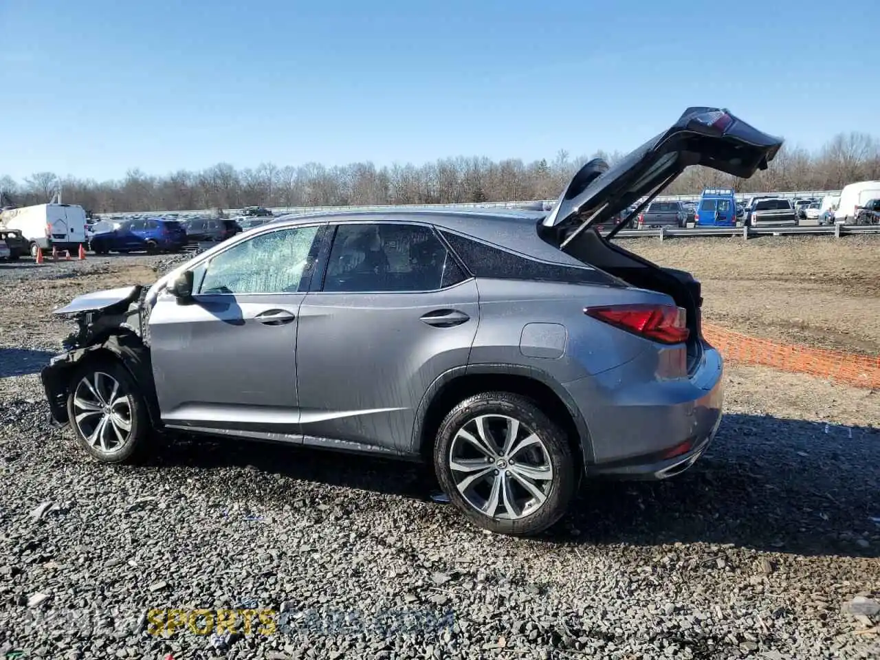 2 Photograph of a damaged car 2T2HZMDA5MC293551 LEXUS RX350 2021