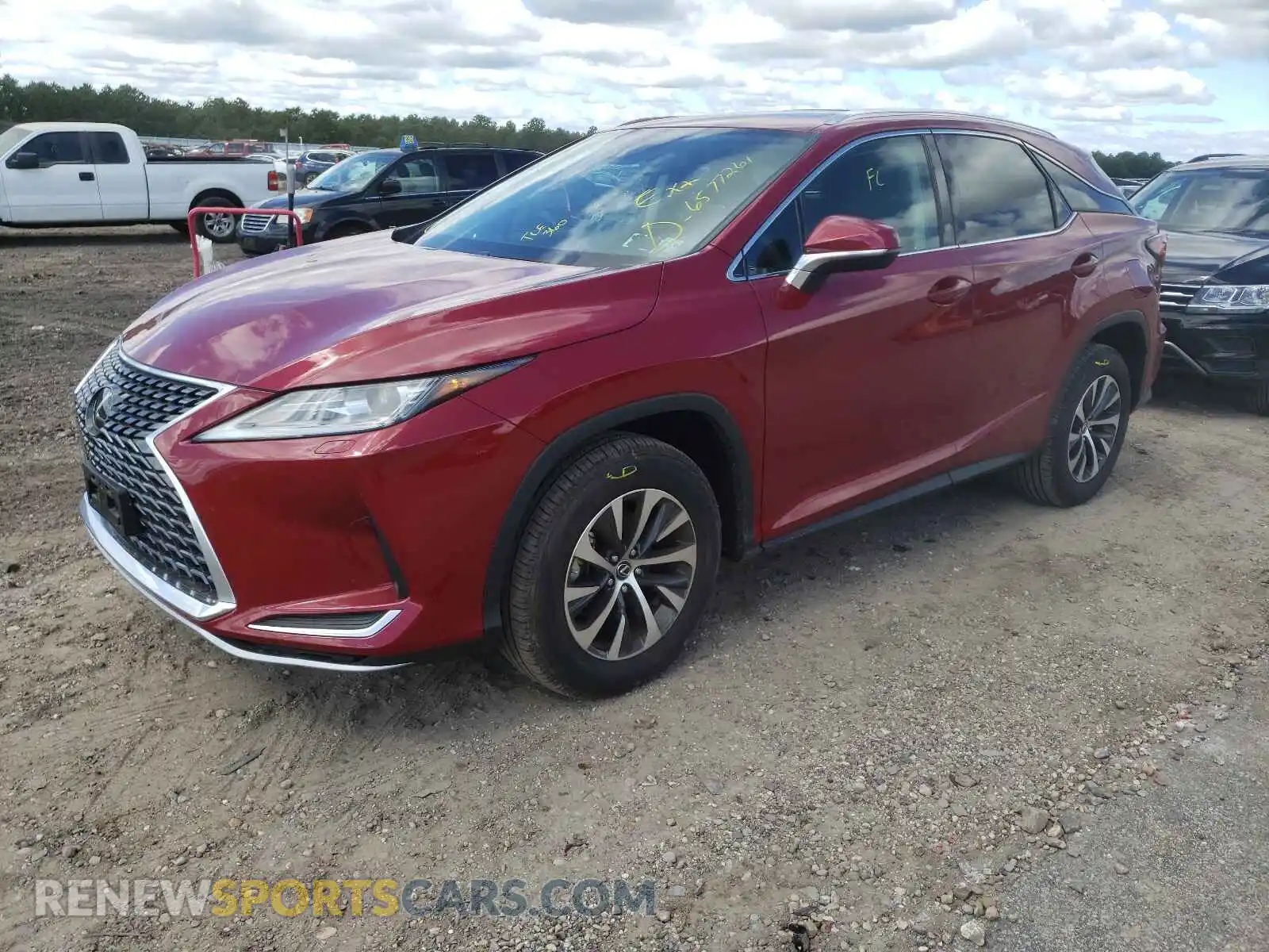 2 fotografías del automóvil dañado 2T2HZMDA5MC296160 LEXUS RX350 2021