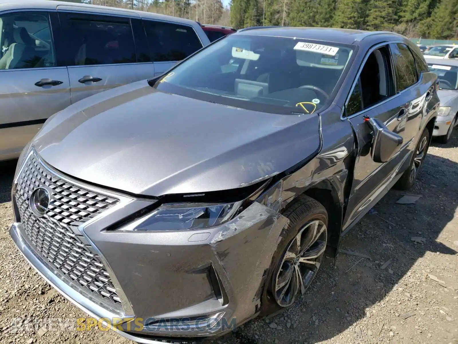 2 Photograph of a damaged car 2T2HZMDA6MC269551 LEXUS RX350 2021