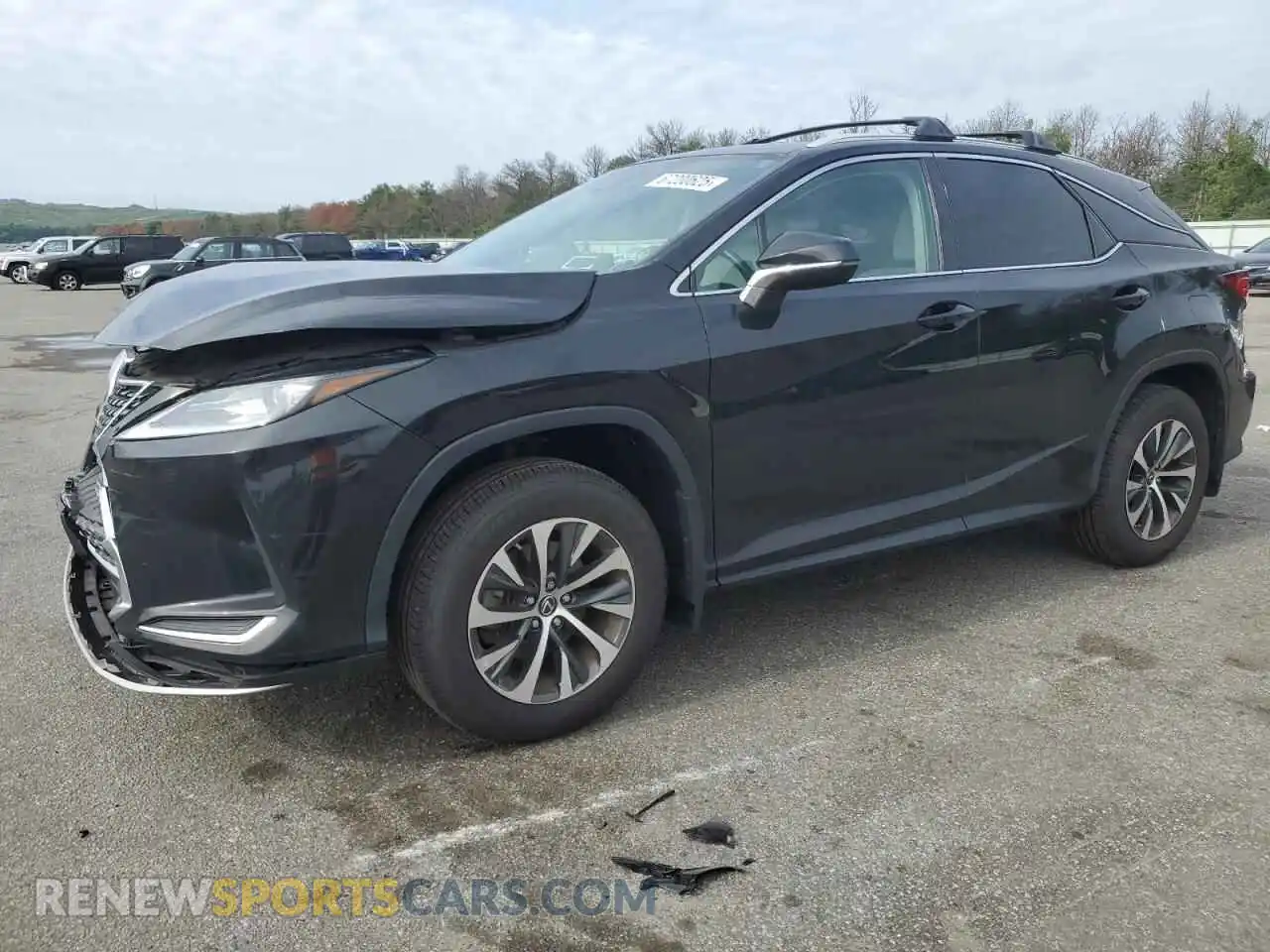 1 Photograph of a damaged car 2T2HZMDA6MC273812 LEXUS RX350 2021