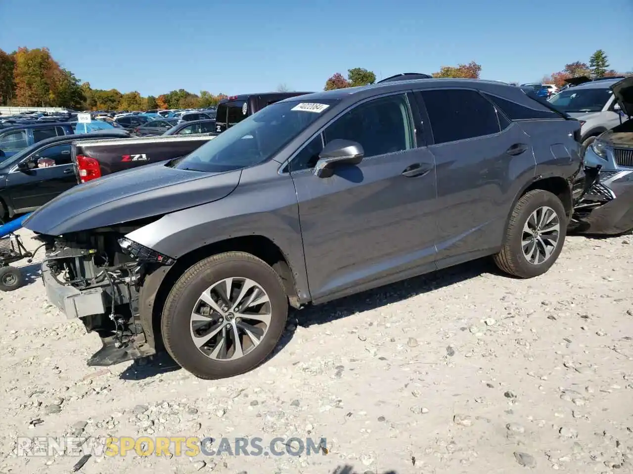 1 Photograph of a damaged car 2T2HZMDA6MC276029 LEXUS RX350 2021