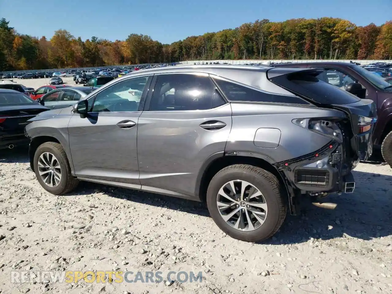 2 Photograph of a damaged car 2T2HZMDA6MC276029 LEXUS RX350 2021