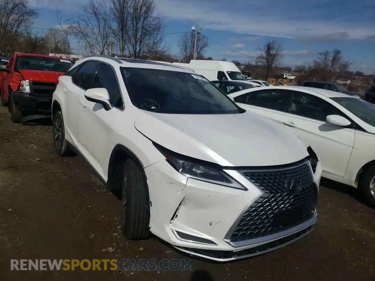 1 Photograph of a damaged car 2T2HZMDA6MC284048 LEXUS RX350 2021