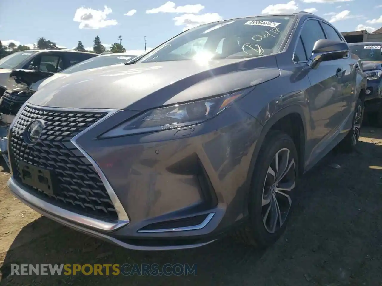 2 Photograph of a damaged car 2T2HZMDA6MC303813 LEXUS RX350 2021