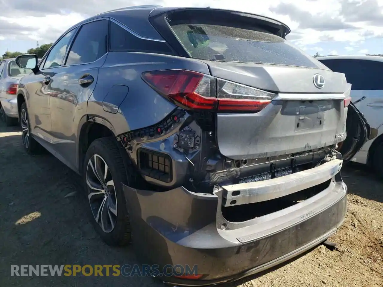 3 Photograph of a damaged car 2T2HZMDA6MC303813 LEXUS RX350 2021